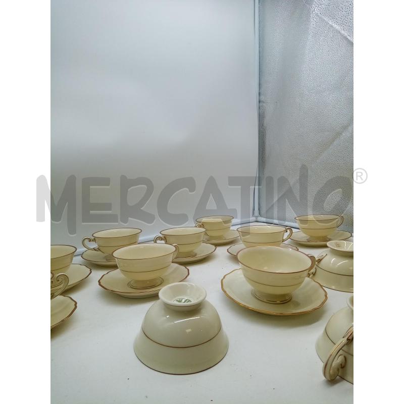 SET THE PORCELLANA HUTSCHENREUTHER CREMA B ORO | Mercatino dell'Usato Roma porta maggiore 3