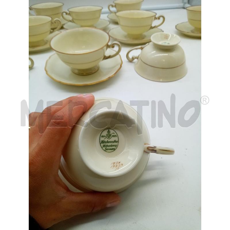 SET THE PORCELLANA HUTSCHENREUTHER CREMA B ORO | Mercatino dell'Usato Roma porta maggiore 4