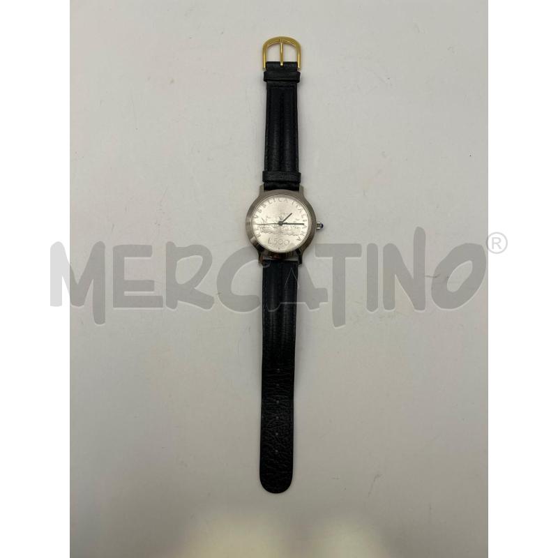 SIX SIX OROLOGIO 500 LIRE CINTURINO NERO PELLE | Mercatino dell'Usato Roma porta maggiore 1