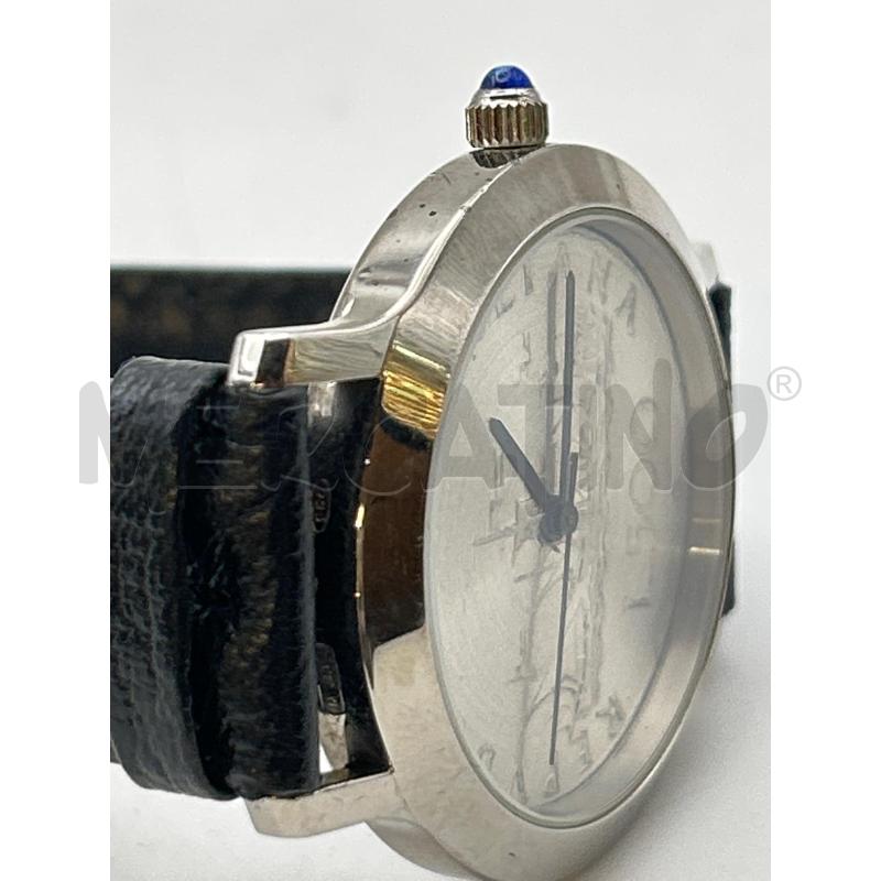 SIX SIX OROLOGIO 500 LIRE CINTURINO NERO PELLE | Mercatino dell'Usato Roma porta maggiore 5