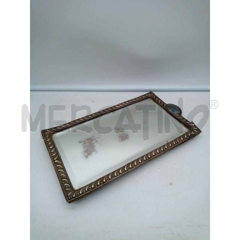 SPECCHIETTO RETT CORNICE MET ARG SBALZO DIFETTI | Mercatino dell'Usato Roma porta maggiore 1