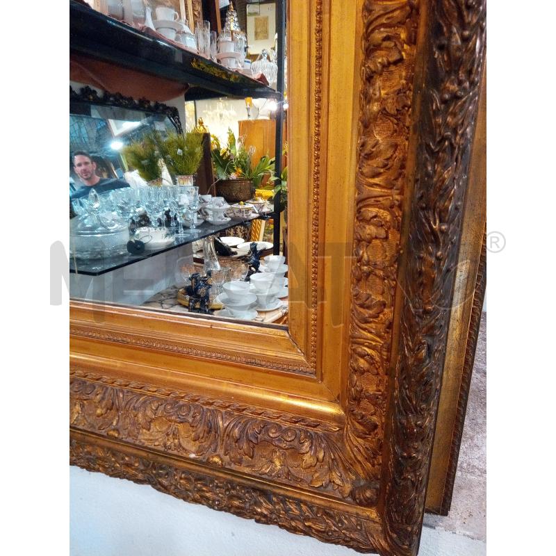 SPECCHIO 120X166 CORNICE PASTIGLIA DORATA | Mercatino dell'Usato Roma porta maggiore 2
