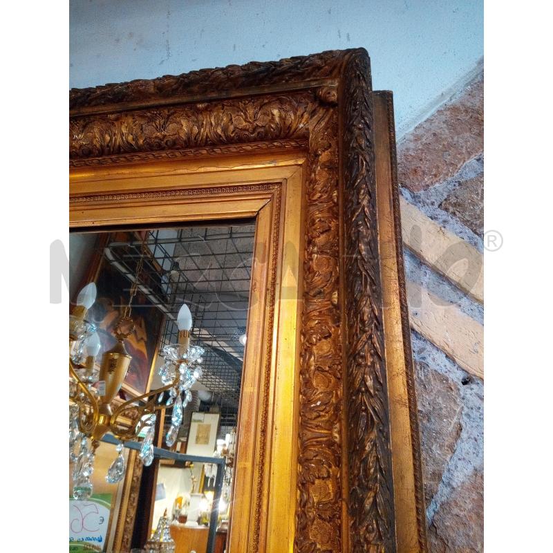 SPECCHIO 120X166 CORNICE PASTIGLIA DORATA | Mercatino dell'Usato Roma porta maggiore 3