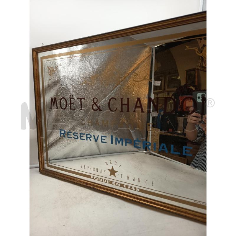 SPECCHIO RETT SERIGRAFATO MOET | Mercatino dell'Usato Roma porta maggiore 4