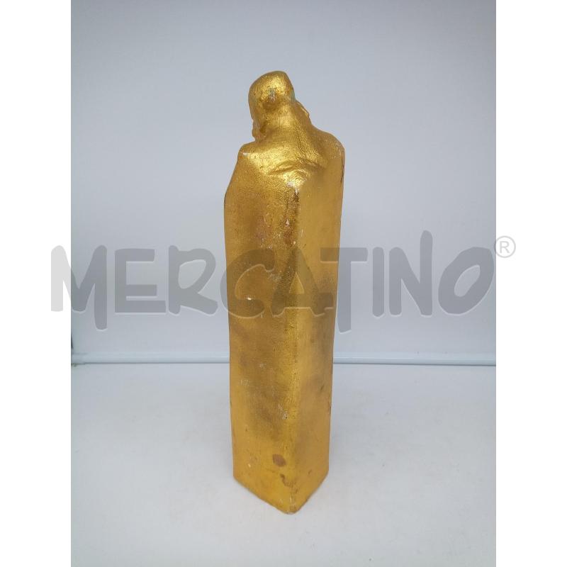 STATUA STILE LIBERTI DORATA ABBRACCIO DI COPPIA | Mercatino dell'Usato Roma porta maggiore 3