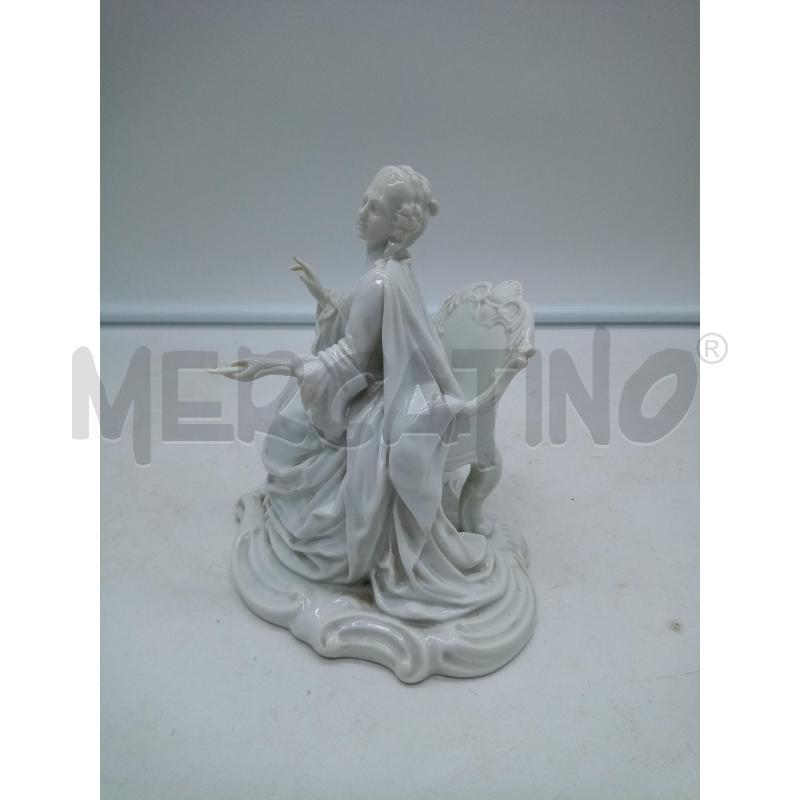 STATUINA PORC CDM GINORI DAMA SEDUTA | Mercatino dell'Usato Roma porta maggiore 2