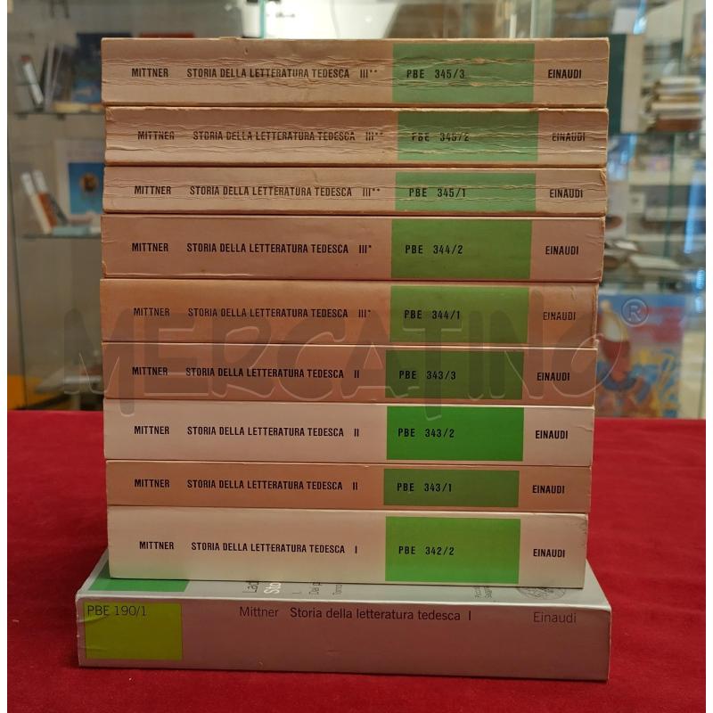 STORIA DELLA LETTERATURA TEDESCA OPERA COMPLETA | Mercatino dell'Usato Roma porta maggiore 5