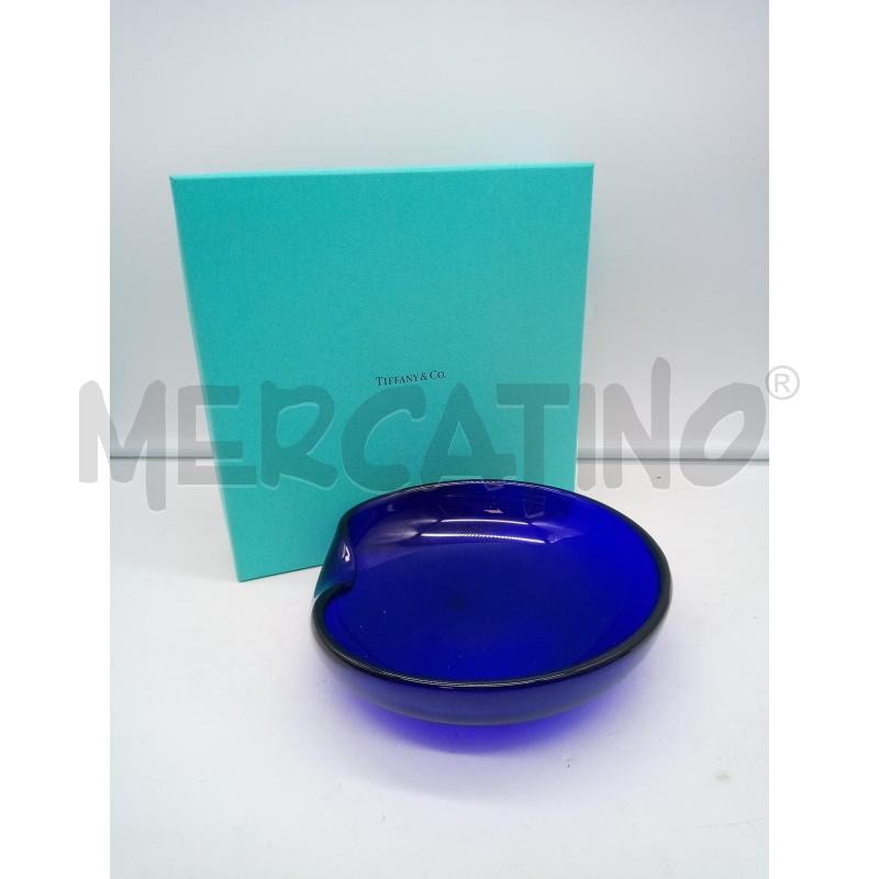 SVUOTA TASCHE VETRO BLU TIFFANY | Mercatino dell'Usato Roma porta maggiore 1