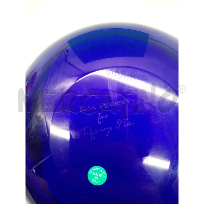 SVUOTA TASCHE VETRO BLU TIFFANY | Mercatino dell'Usato Roma porta maggiore 4