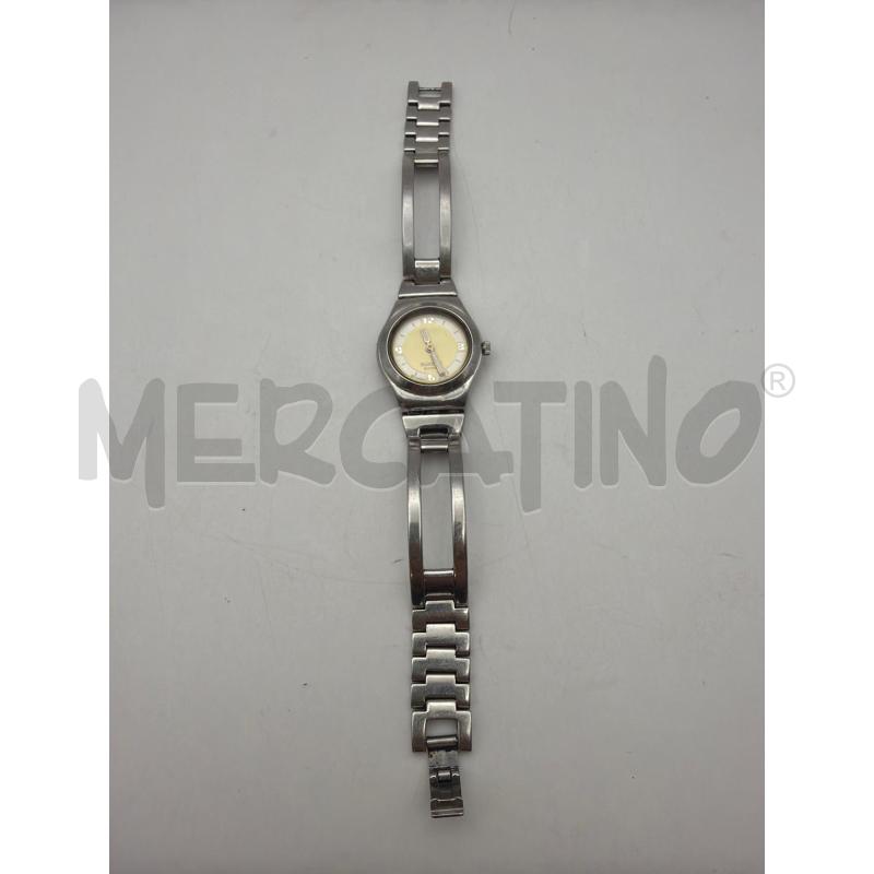 SWATCH OROLOGIO DA POLSO IRONY LADY ACCIAIO QUADRANTE BEIGE | Mercatino dell'Usato Roma porta maggiore 1
