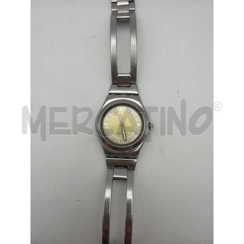 SWATCH OROLOGIO DA POLSO IRONY LADY ACCIAIO QUADRANTE BEIGE | Mercatino dell'Usato Roma porta maggiore 3