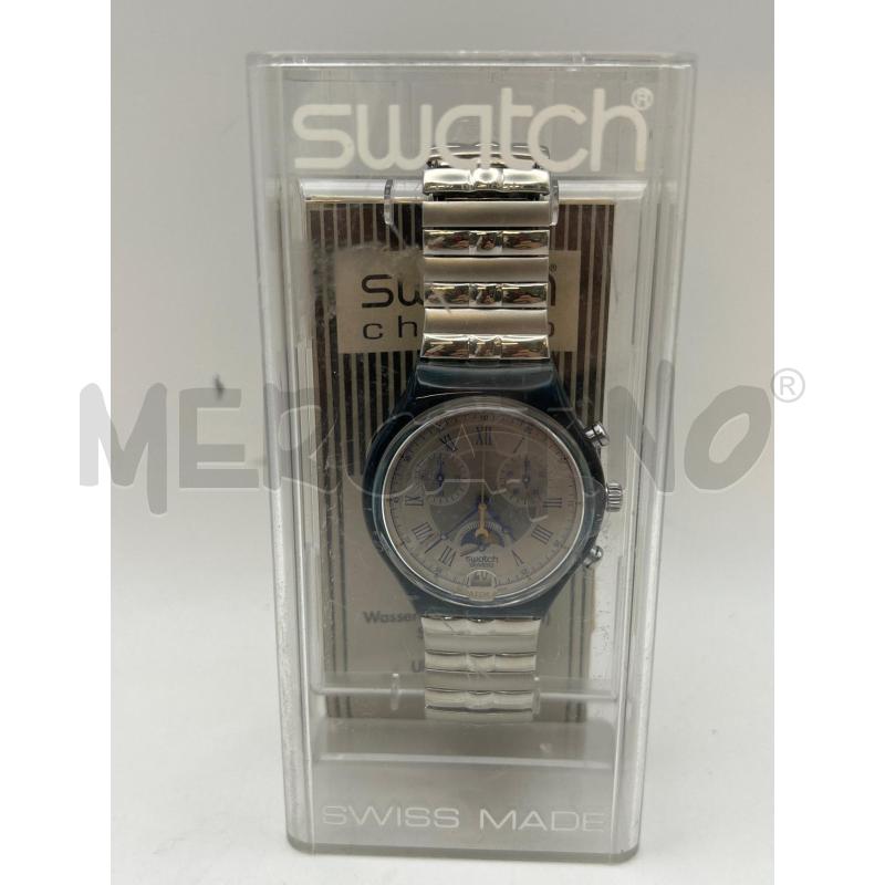 SWATCH OROLOGIO MOON DATE CINTURINO ELASTICO | Mercatino dell'Usato Roma porta maggiore 1