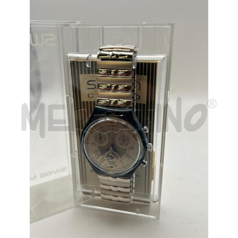 SWATCH OROLOGIO MOON DATE CINTURINO ELASTICO | Mercatino dell'Usato Roma porta maggiore 3