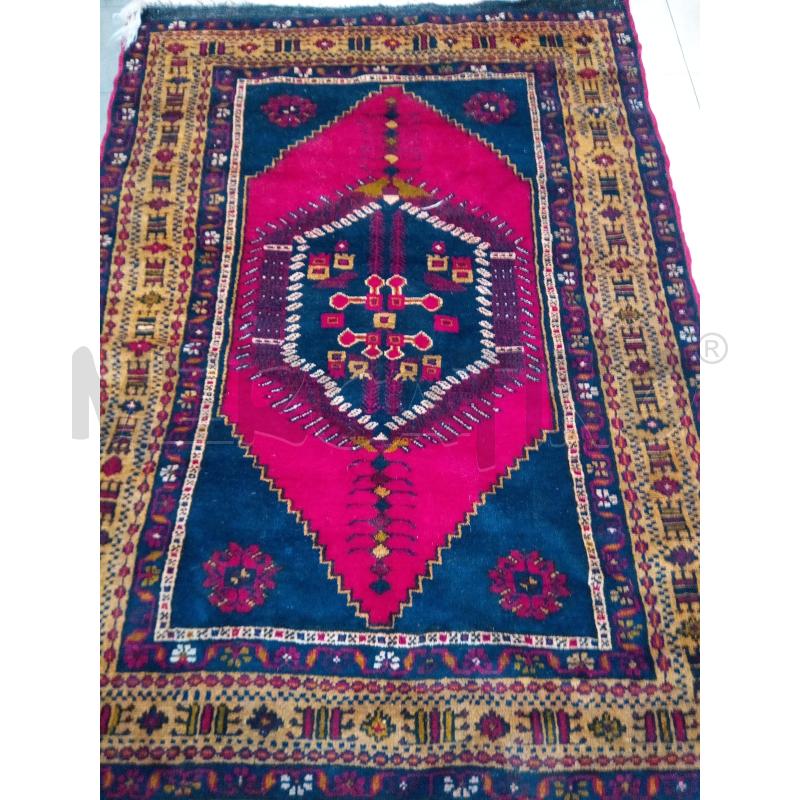 TAPPETO 122X173 CAUCASICO GEOMETRICO ESAGONO ROSSO | Mercatino dell'Usato Roma porta maggiore 1
