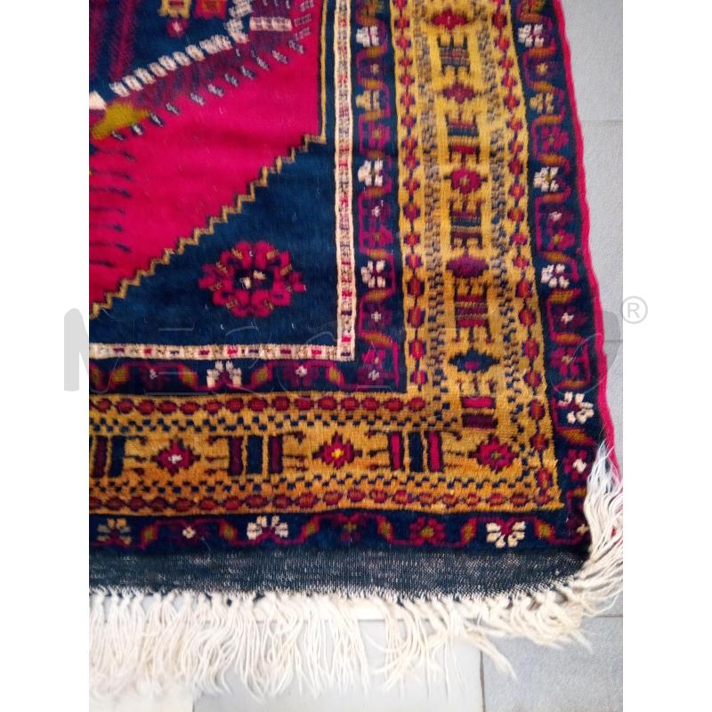 TAPPETO 122X173 CAUCASICO GEOMETRICO ESAGONO ROSSO | Mercatino dell'Usato Roma porta maggiore 2