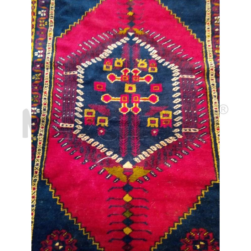 TAPPETO 122X173 CAUCASICO GEOMETRICO ESAGONO ROSSO | Mercatino dell'Usato Roma porta maggiore 3