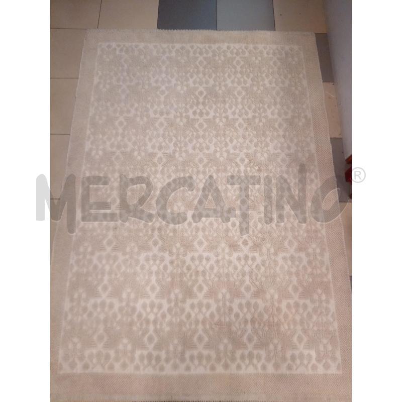 TAPPETO 162X114 SARDO BIANCO UCCELLI | Mercatino dell'Usato Roma porta maggiore 1