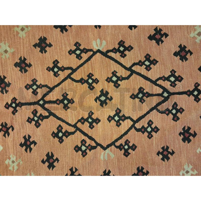 TAPPETO 180X128 KILIM TONI ROSA GEOMETRIE | Mercatino dell'Usato Roma porta maggiore 2