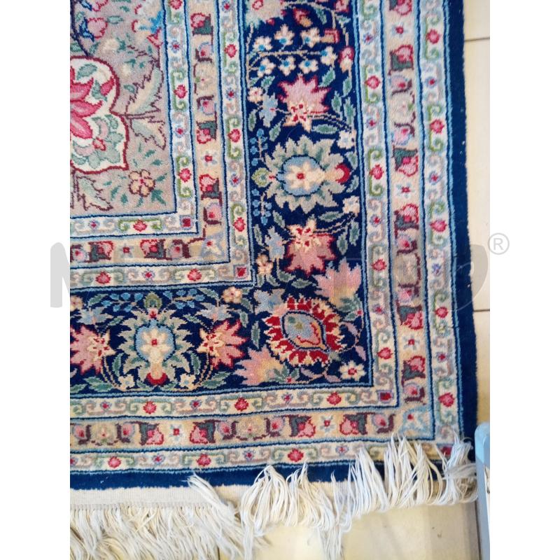 TAPPETO 190X184 FLOREALE TONI BLU ROSA | Mercatino dell'Usato Roma porta maggiore 3