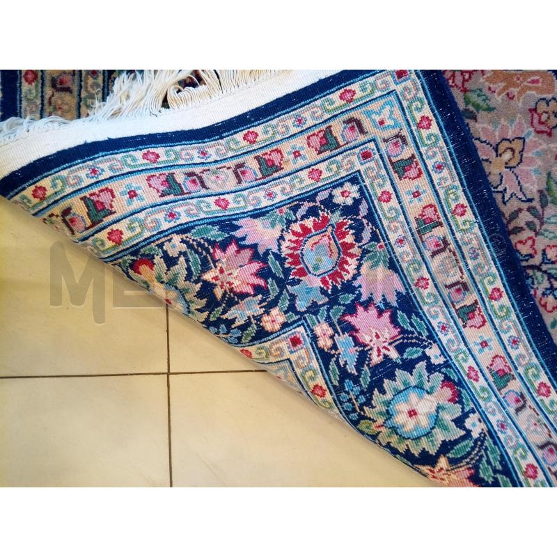 TAPPETO 190X184 FLOREALE TONI BLU ROSA | Mercatino dell'Usato Roma porta maggiore 4