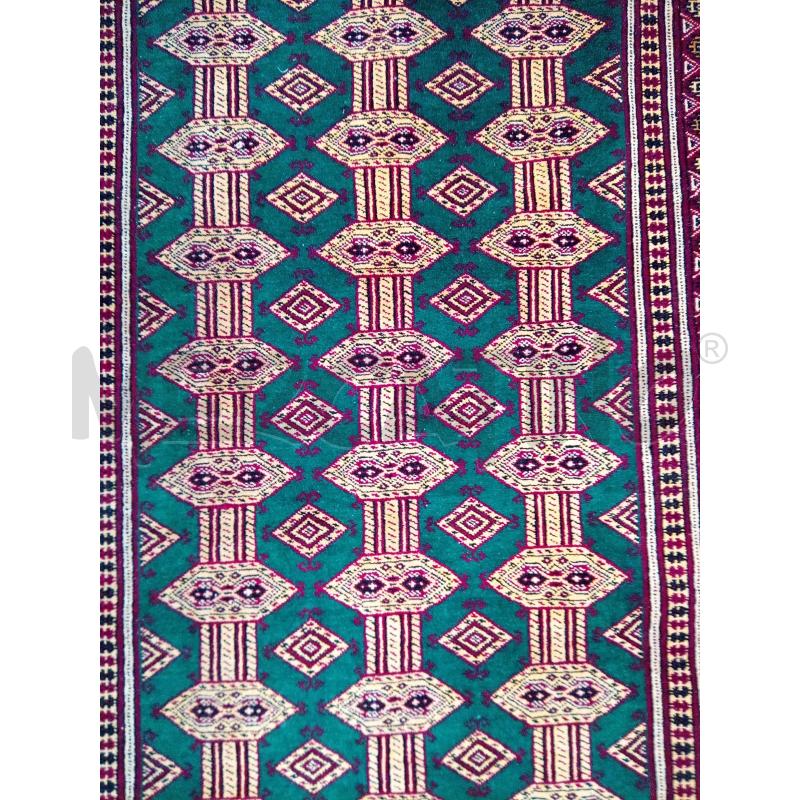 TAPPETO 208X134 BUKKARA RIQUADRO VERDE  | Mercatino dell'Usato Roma porta maggiore 2