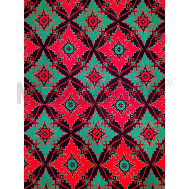 TAPPETO 220X220 EST EUROPA GEOMETRIE ROSSO VERDE | Mercatino dell'Usato Roma porta maggiore 2