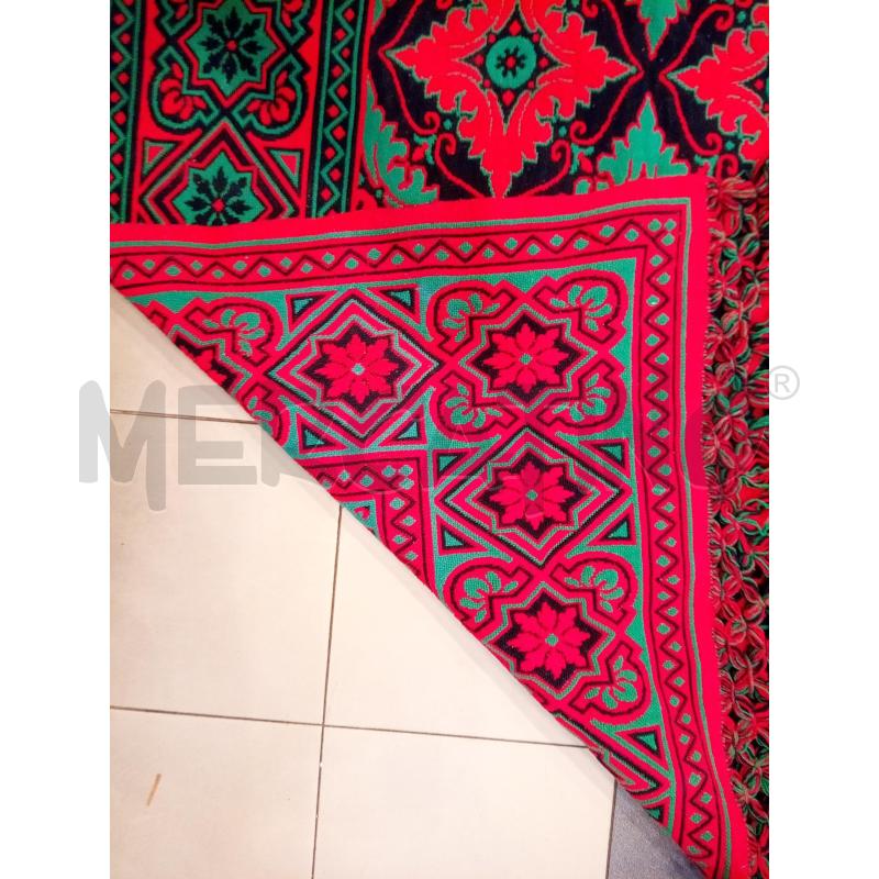 TAPPETO 220X220 EST EUROPA GEOMETRIE ROSSO VERDE | Mercatino dell'Usato Roma porta maggiore 4