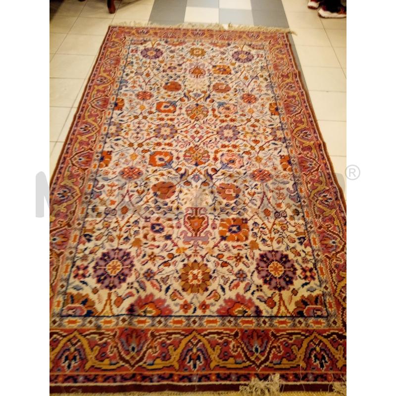 TAPPETO 250X145 FLOREALE FRANGE LUNGHE  | Mercatino dell'Usato Roma porta maggiore 1