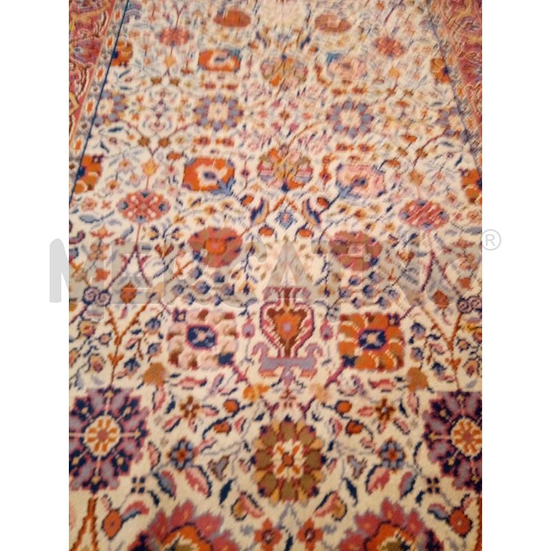 TAPPETO 250X145 FLOREALE FRANGE LUNGHE  | Mercatino dell'Usato Roma porta maggiore 3