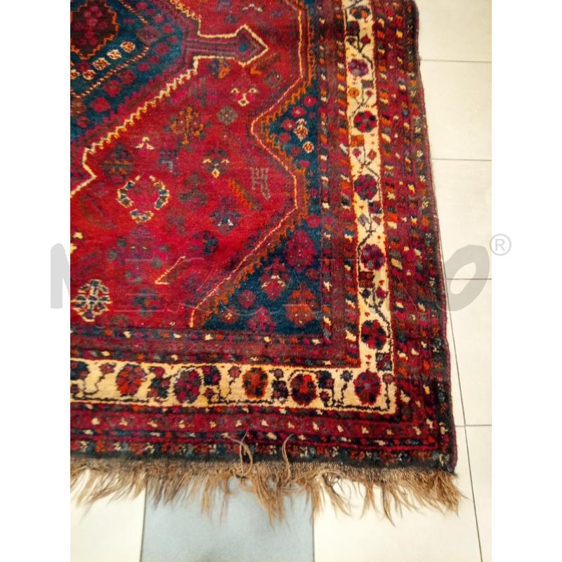 TAPPETO 252X172 SHIREZ 2 ROMBI TONI MATTONE BLU | Mercatino dell'Usato Roma porta maggiore 3