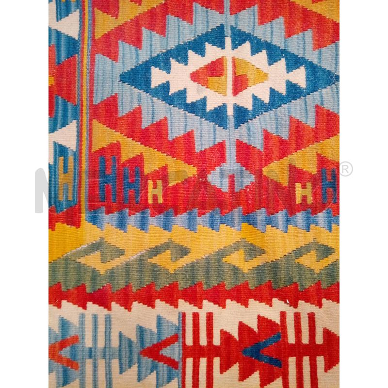 TAPPETO KILIM 184X113 GEOMETRIE COLORATE  | Mercatino dell'Usato Roma porta maggiore 2