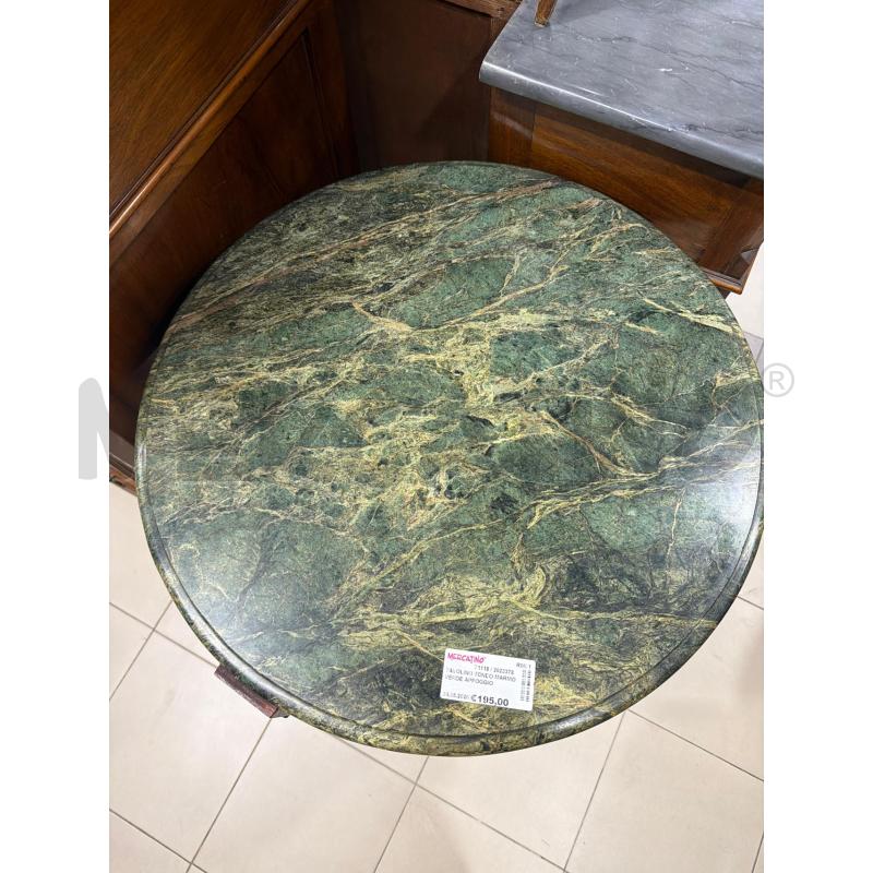 TAVOLINO TONDO MARMO VERDE APPOGGIO | Mercatino dell'Usato Roma porta maggiore 2
