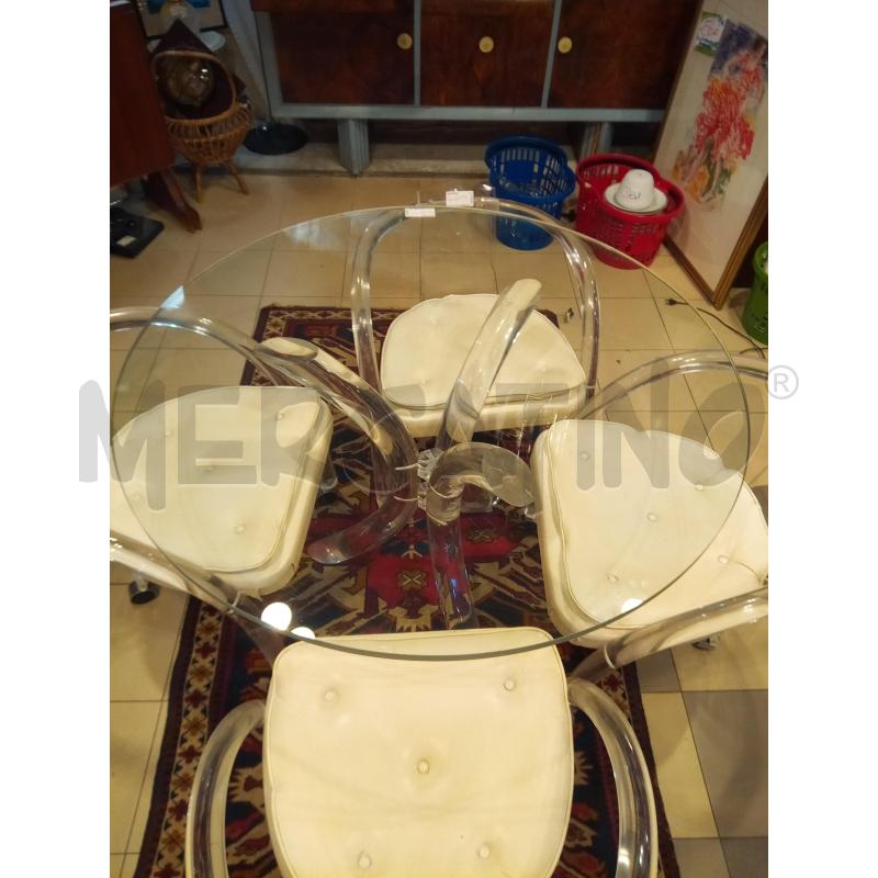 TAVOLO CHARLES JONES DINING CHAIRS + 4 SEDIE | Mercatino dell'Usato Roma porta maggiore 5