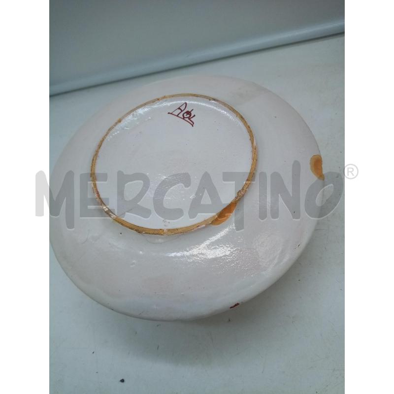 TAZZA CERAMICA DIPINTA PRESA PERA  | Mercatino dell'Usato Roma porta maggiore 5