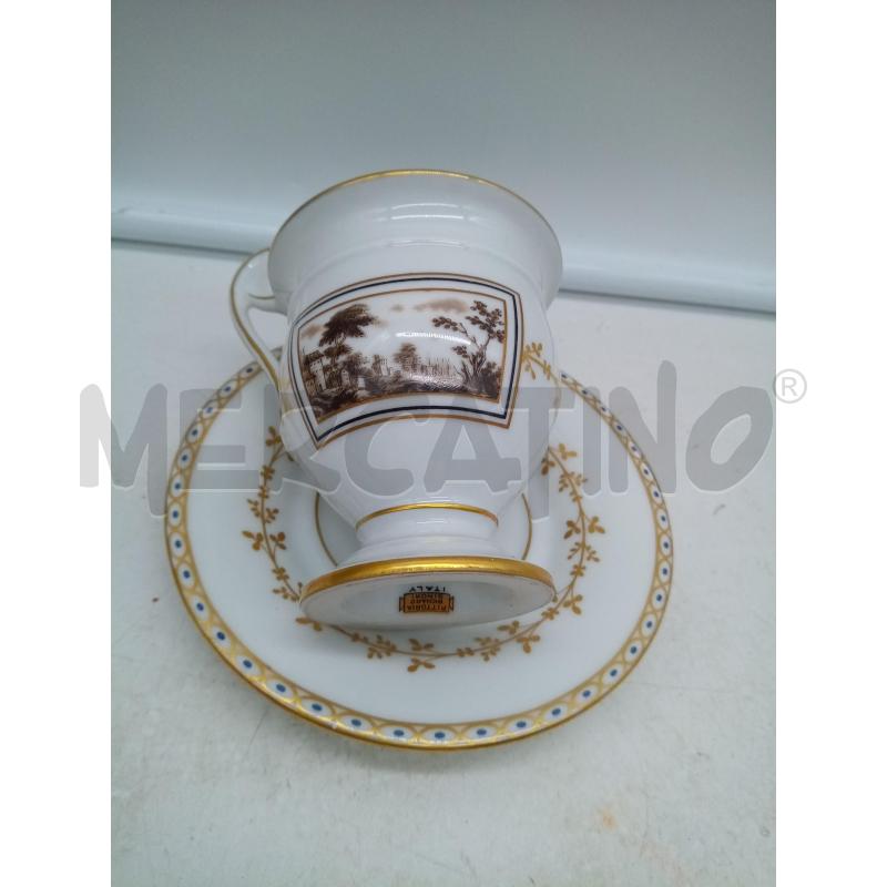 TAZZA DA CIOCCOLATA PORCELLANA GINORI PITTORIA FIESOLE | Mercatino dell'Usato Roma porta maggiore 3