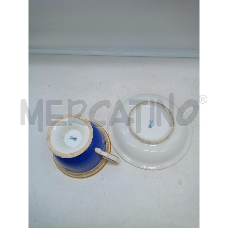 TAZZA GRANDE PORC MEISSEN TONDO DIPINTO SCRITTE RUSSE | Mercatino dell'Usato Roma porta maggiore 2