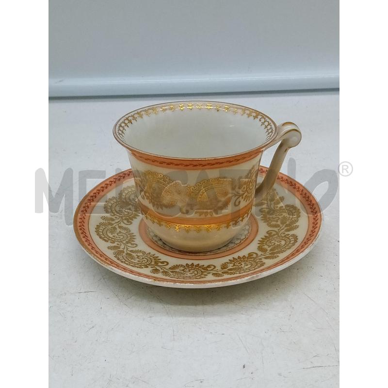 TAZZINA COLLEZIONE BALIMOGES FRANCE TONI SALMONE ORO | Mercatino dell'Usato Roma porta maggiore 1