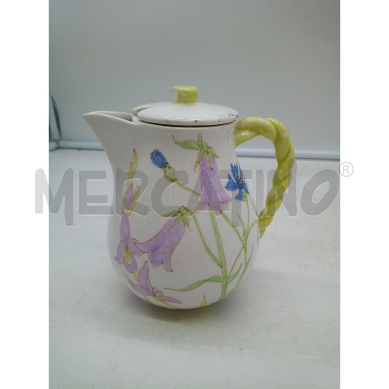 TEIERA CERAMICA ERNESTINE DECALC FIORI   | Mercatino dell'Usato Roma porta maggiore 4