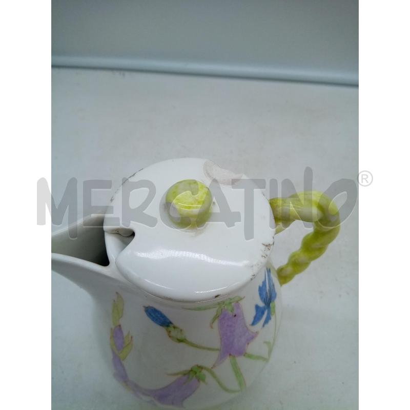 TEIERA CERAMICA ERNESTINE DECALC FIORI   | Mercatino dell'Usato Roma porta maggiore 5