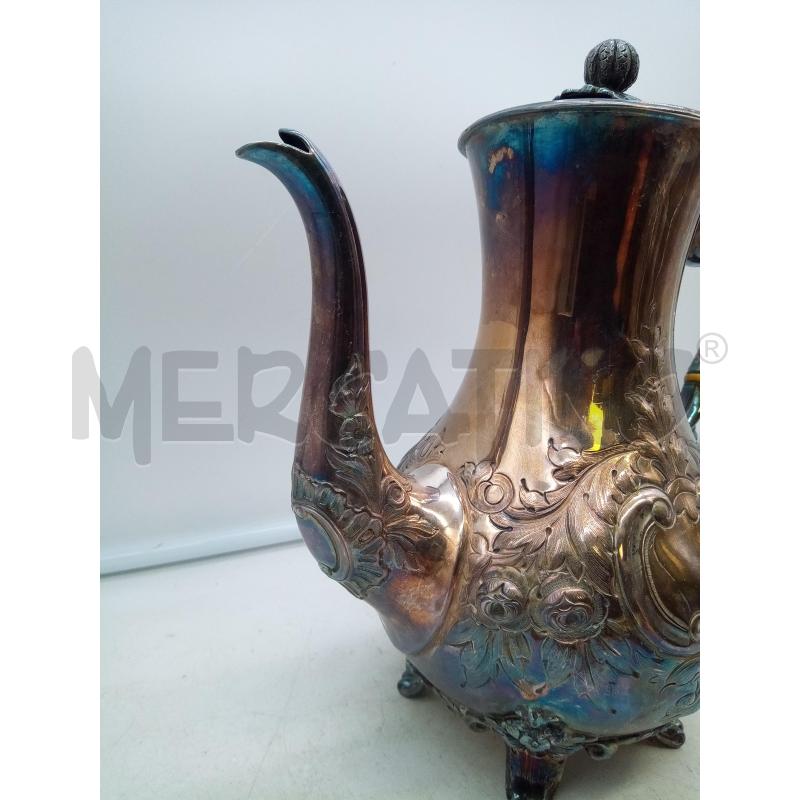 TEIERA SHEFFIELD CESELLATO PRESA FRUTTO | Mercatino dell'Usato Roma porta maggiore 2