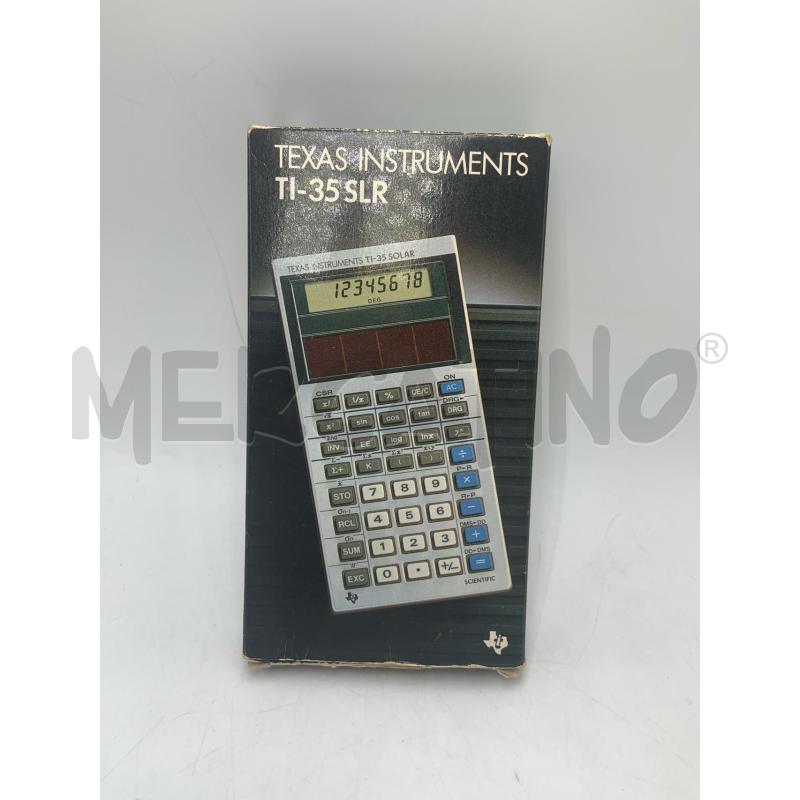 TEXAS INSTRUMENTS 35SLR | Mercatino dell'Usato Roma porta maggiore 1