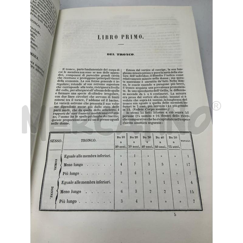 TRATTATO DI ANATOMIA TOPOGRAFICA 1858 | Mercatino dell'Usato Roma porta maggiore 3