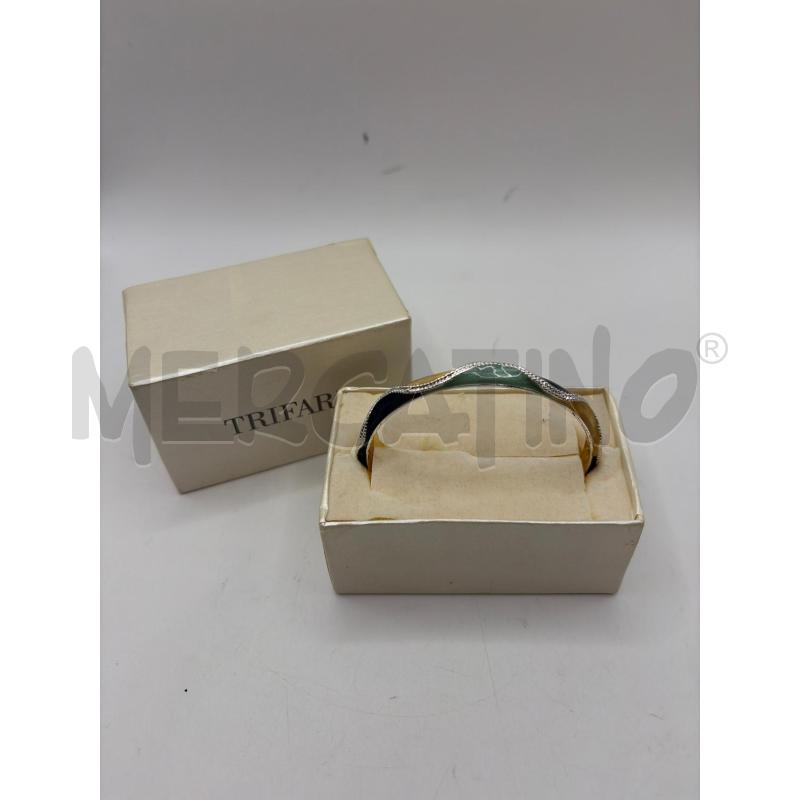 TRIFARI BRACCIALE ANNI 70 SMALTI VERDE GIALLO BLU | Mercatino dell'Usato Roma porta maggiore 1