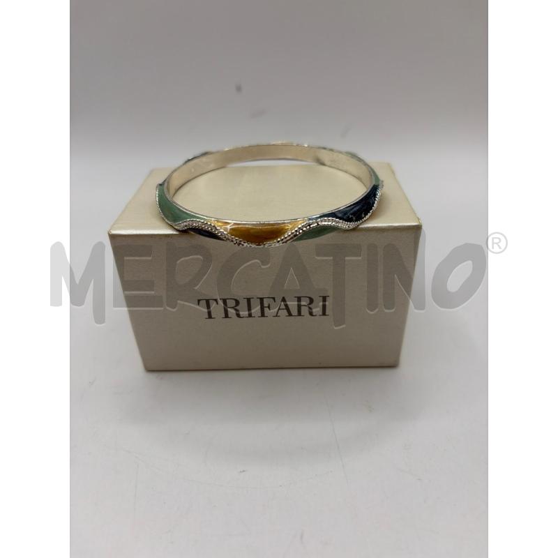 TRIFARI BRACCIALE ANNI 70 SMALTI VERDE GIALLO BLU | Mercatino dell'Usato Roma porta maggiore 2