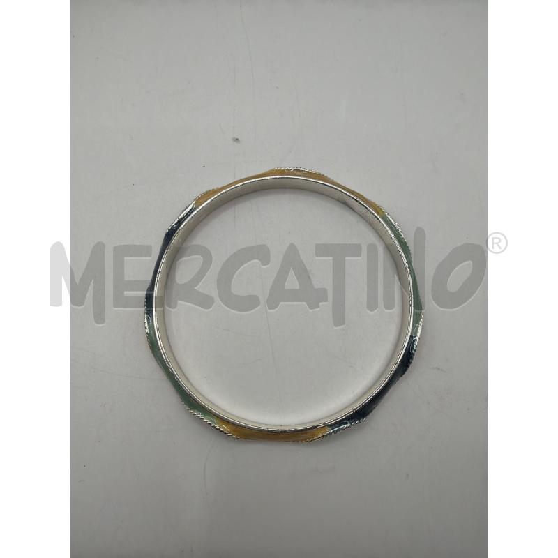 TRIFARI BRACCIALE ANNI 70 SMALTI VERDE GIALLO BLU | Mercatino dell'Usato Roma porta maggiore 3