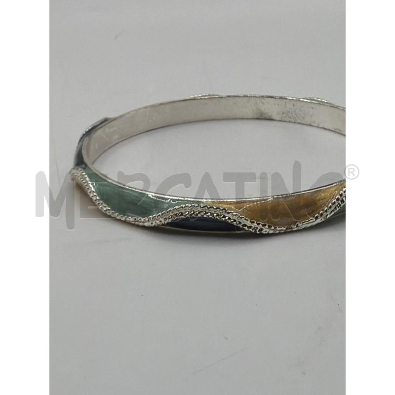 TRIFARI BRACCIALE ANNI 70 SMALTI VERDE GIALLO BLU | Mercatino dell'Usato Roma porta maggiore 4