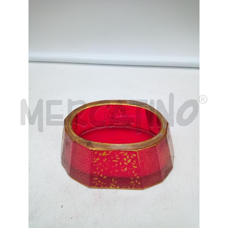 TRITTICO DA TOELETTA VETRO ROSSO E ORO DIFETTI | Mercatino dell'Usato Roma porta maggiore 3