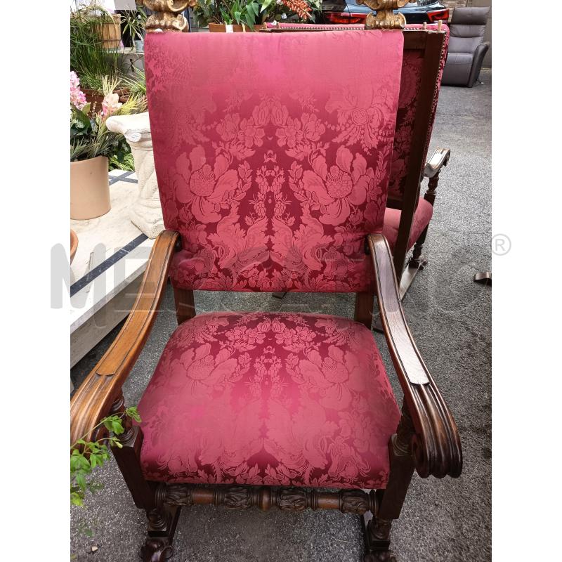 TRONO ST. RINASCIMENTRALE TES. ROSSO P. FERINI | Mercatino dell'Usato Roma porta maggiore 3
