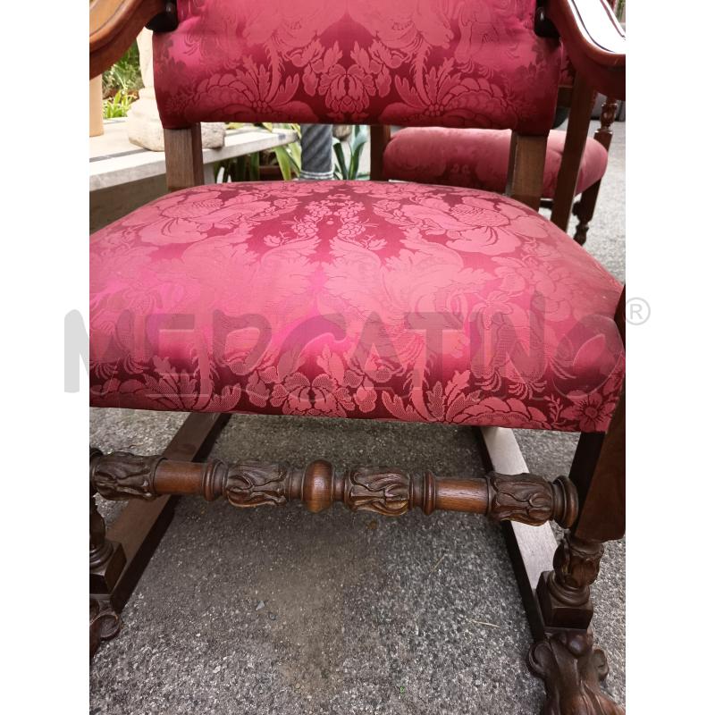 TRONO ST. RINASCIMENTRALE TES. ROSSO P. FERINI | Mercatino dell'Usato Roma porta maggiore 4