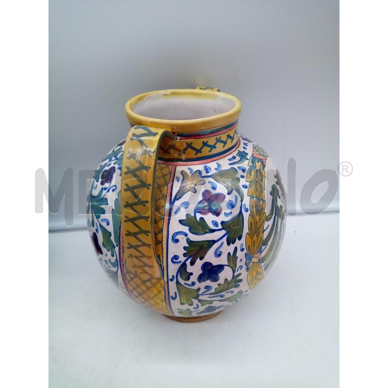 VASO CERAMICA BIANSATA SCU RUBBOLI STEMMA  | Mercatino dell'Usato Roma porta maggiore 2